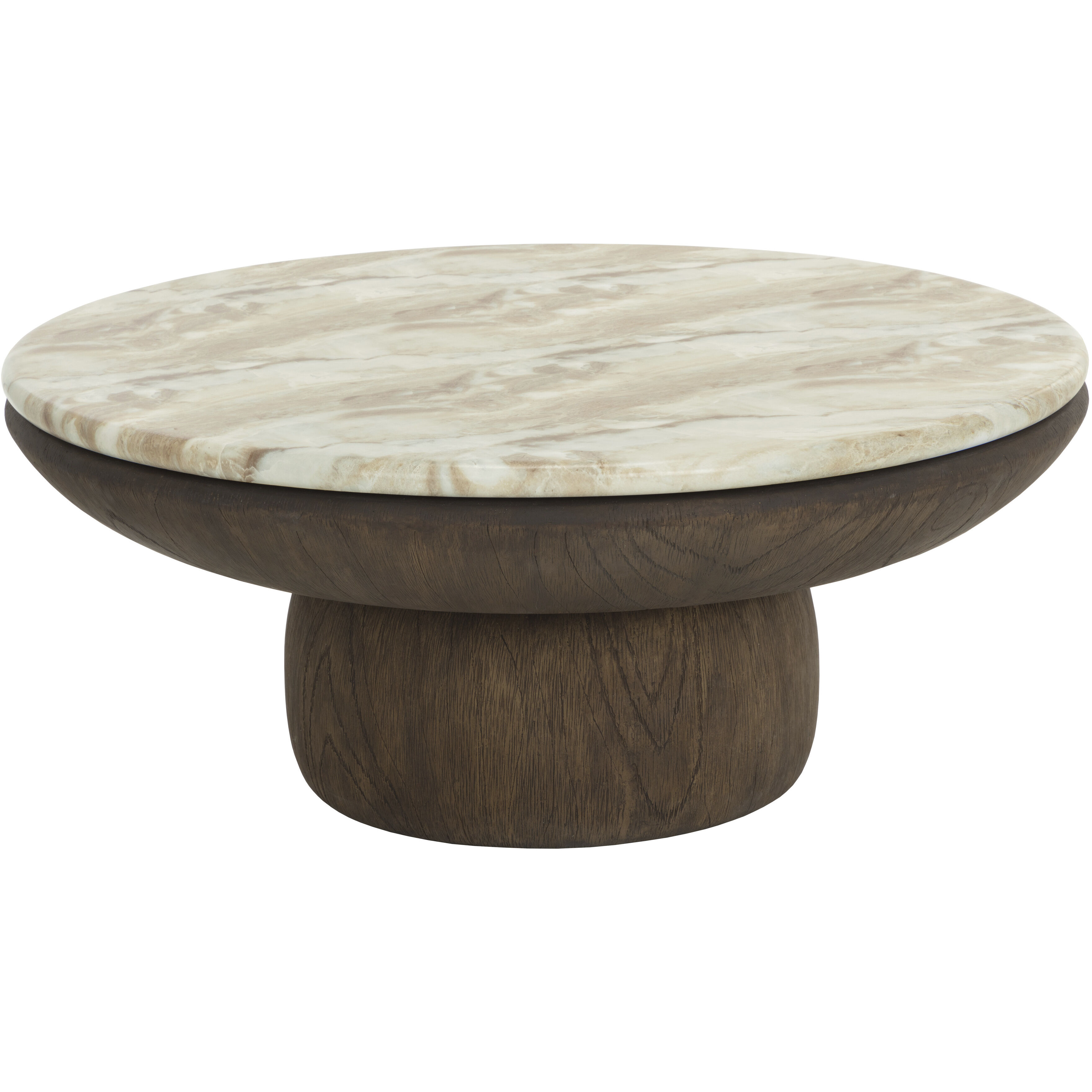 Orula 40 X 17 inch Marble Look / Macchiato Outdoor Coffee Table